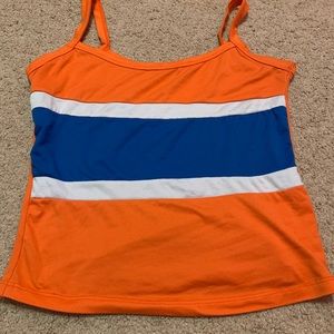 Orange tank top